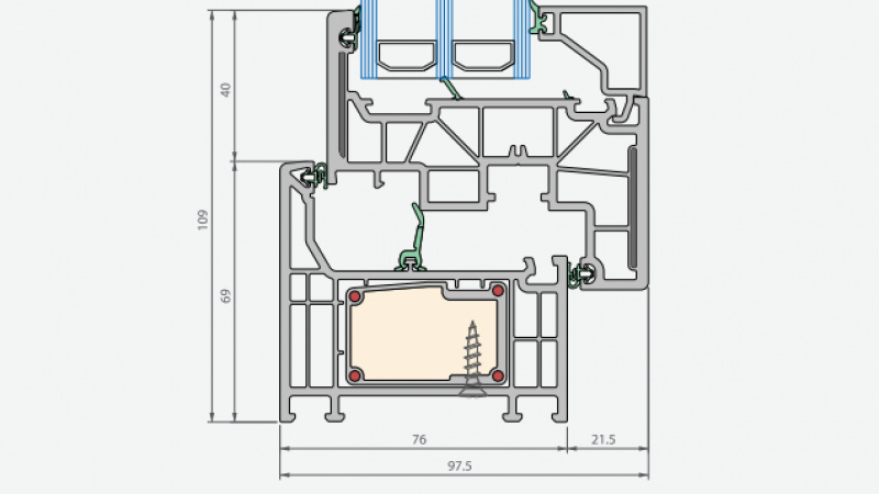 Plastové okná Deceuninck / Elegant ThermoFibra Infinity 76 X - foto Plastové okná Deceuninck / Elegant ThermoFibra Infinity 76 X - foto
