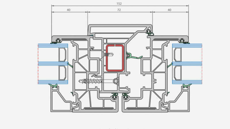 Plastové okná Deceuninck / Elegant ThermoFibra Infinity 76 X - foto Plastové okná Deceuninck / Elegant ThermoFibra Infinity 76 X - foto