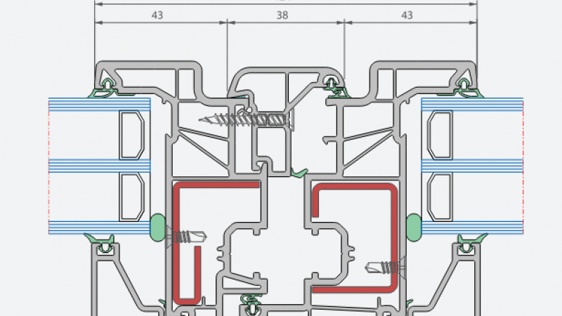 Plastové okná Deceuninck / Elegant Abstract 76 X - foto Plastové okná Deceuninck / Elegant Abstract 76 X - foto